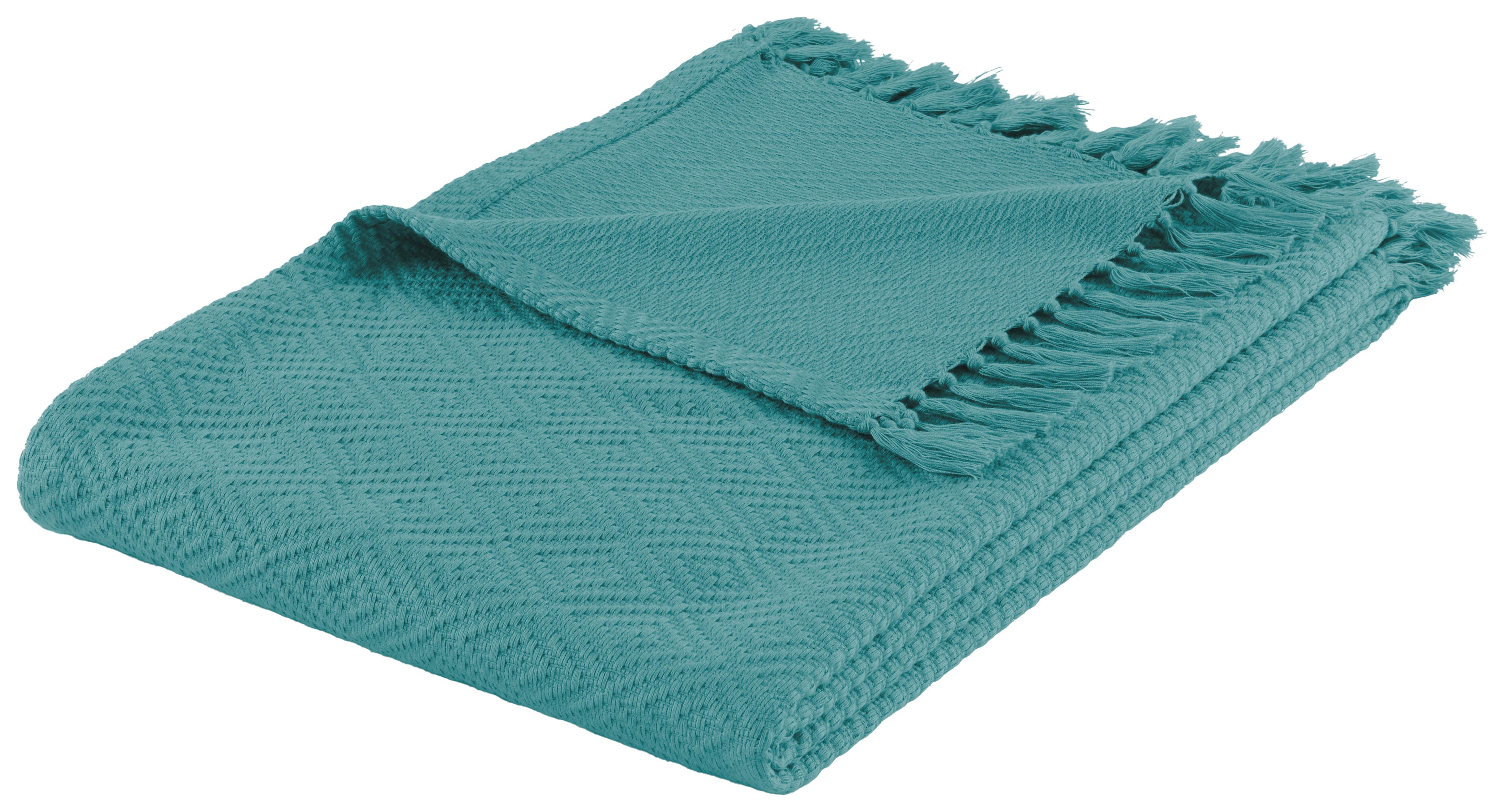 Pregrinjalo Frieda - modra, Trendi, tekstil (130/180cm) - Modern Living