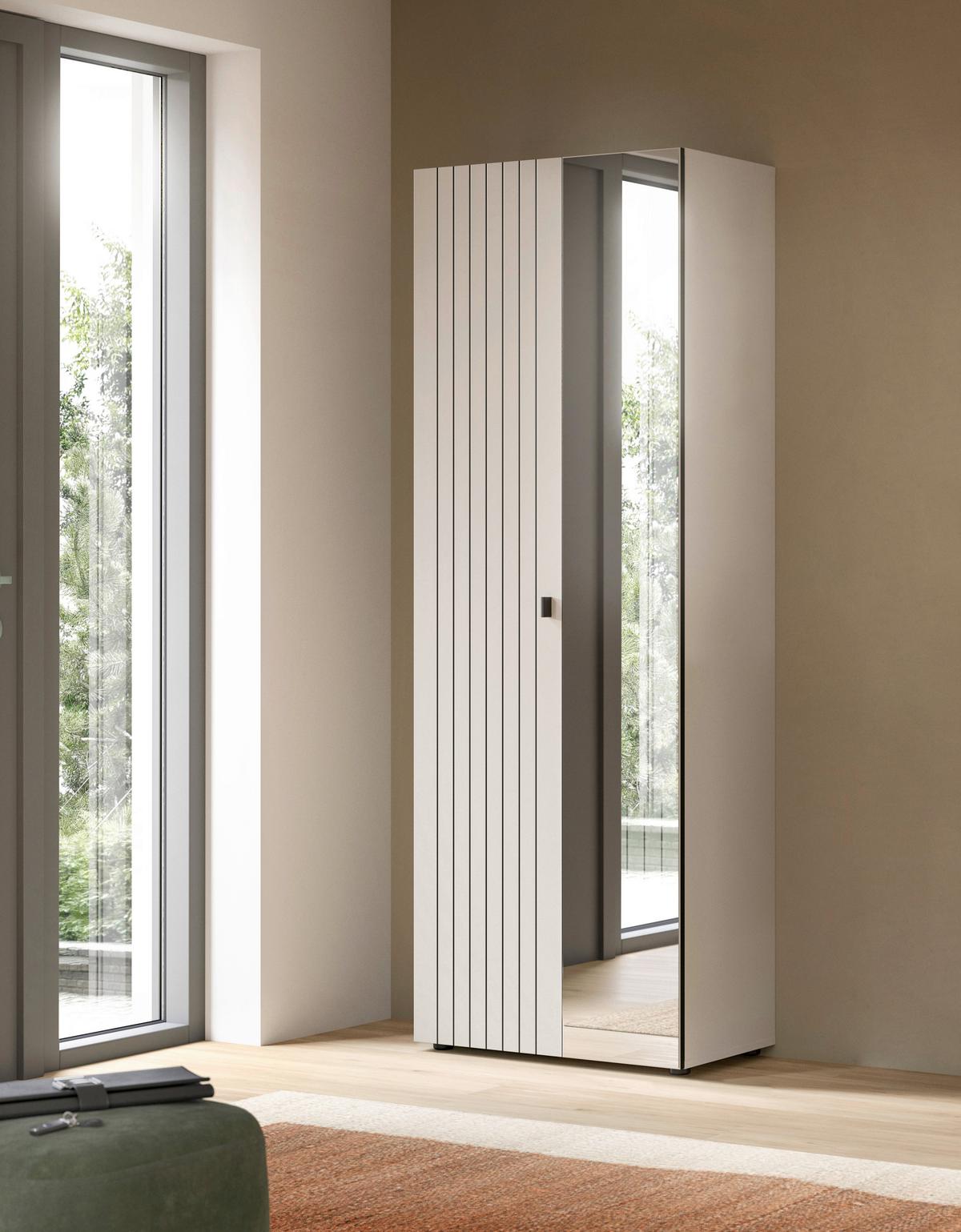 Garderobna Omara Station, Kašmir - kašmir/črna, Design, kovina/umetna masa (70/192/37cm) - MID.YOU