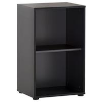 Schreibtischregal Aino Schwarz ca. 50,95x83,6x41cm - Schwarz, MODERN, Holzwerkstoff (50,95/83,6/41cm) - MID.YOU