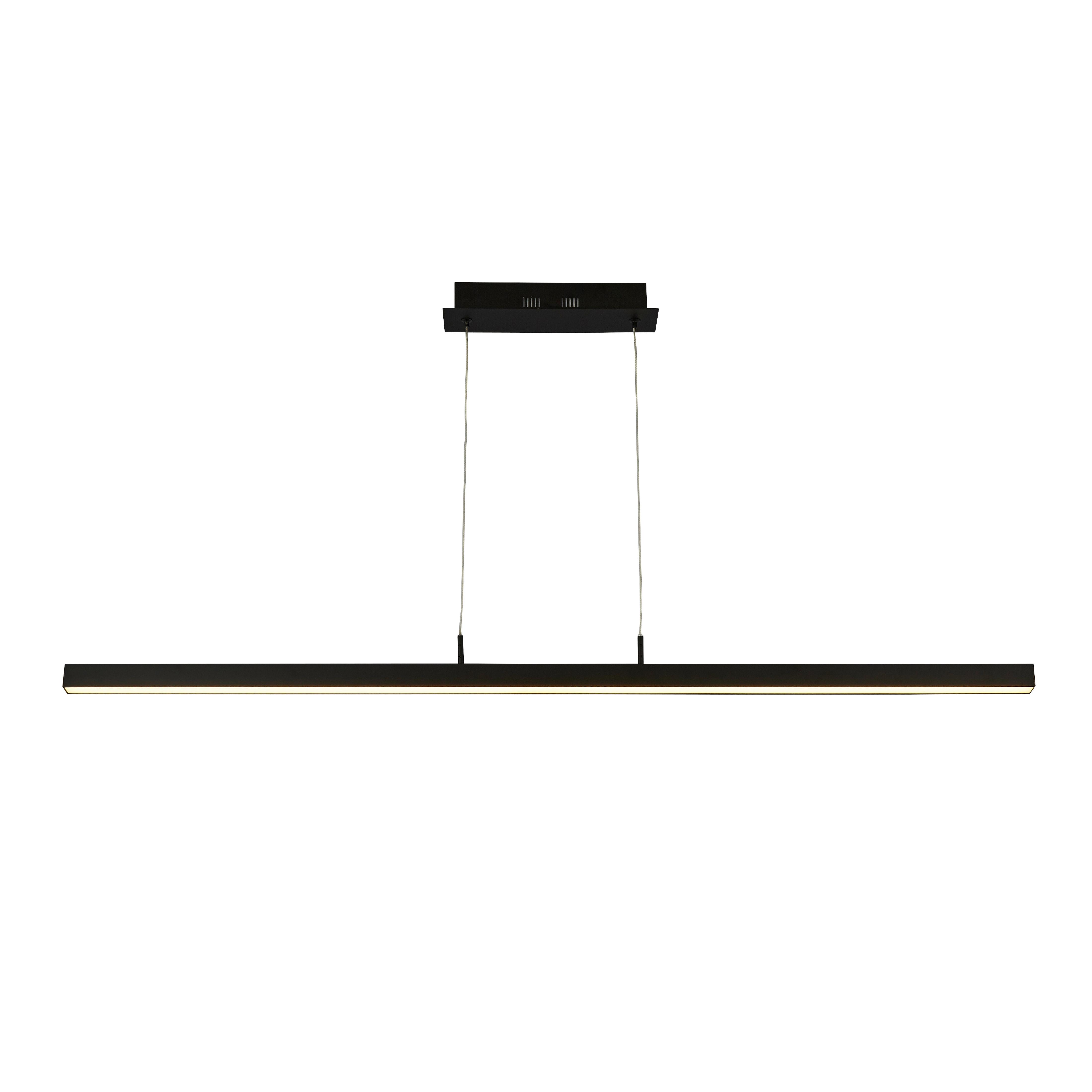 LED Függőlámpa 96381-1bk - fekete/fehér, Basics, műanyag/fém (80/70/118.5cm)