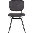 Stuhl in Grau - Schwarz/Grau, Textil/Metall (47/81/58cm) - Mömax modern living Stuhl in Grau - Schwarz/Grau, Textil/Metall (47/81/58cm) - Mömax modern living