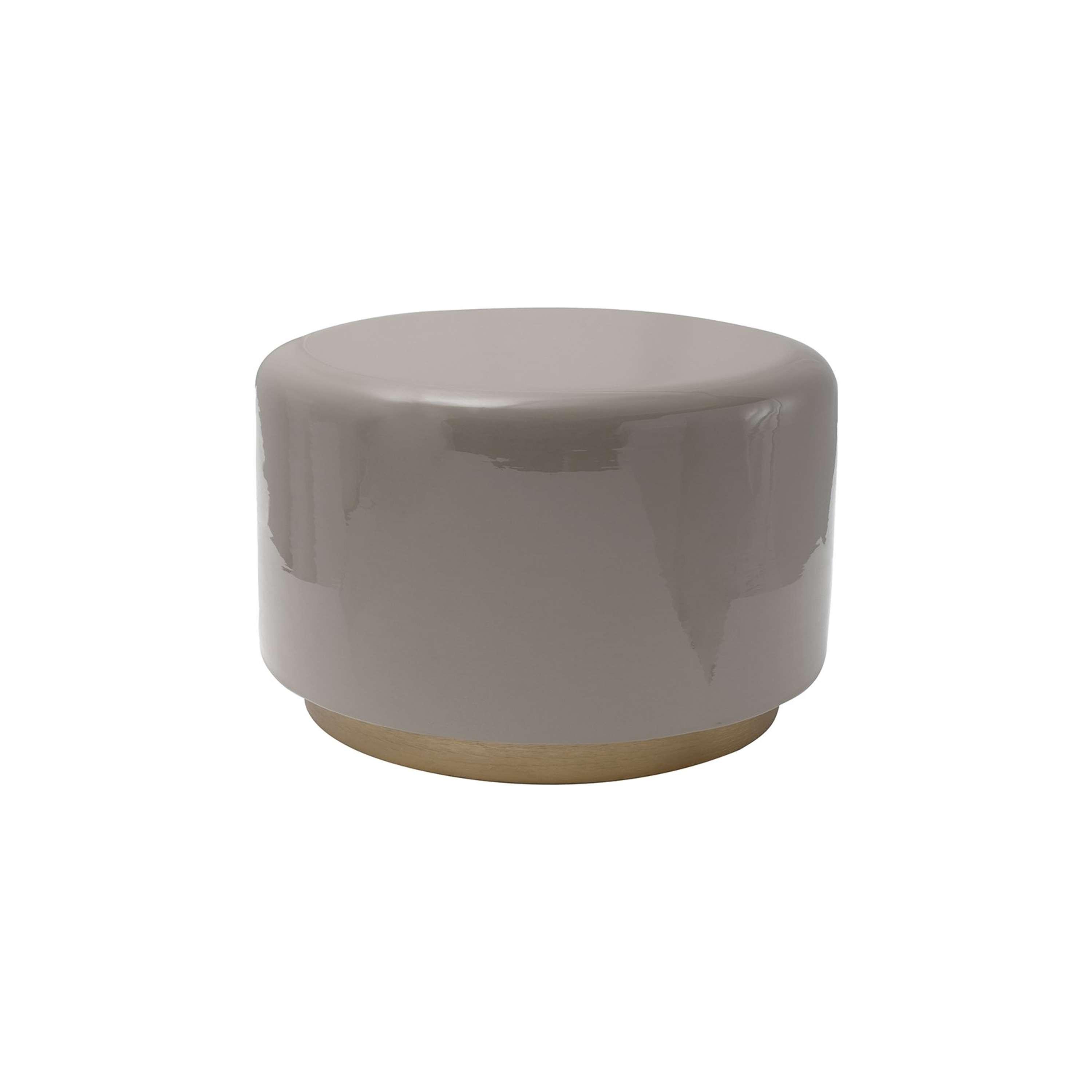 HOCKER ARTISSE 250 - Goldfarben/Grau, Design, Metall (51,5/43cm) - Kayoom