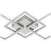 LED-TAKLAMPA OLPÜ -TOP- - aluminiumfärg, Modern, metall/plast (72,4/35,4/5,2cm) - Modern Living