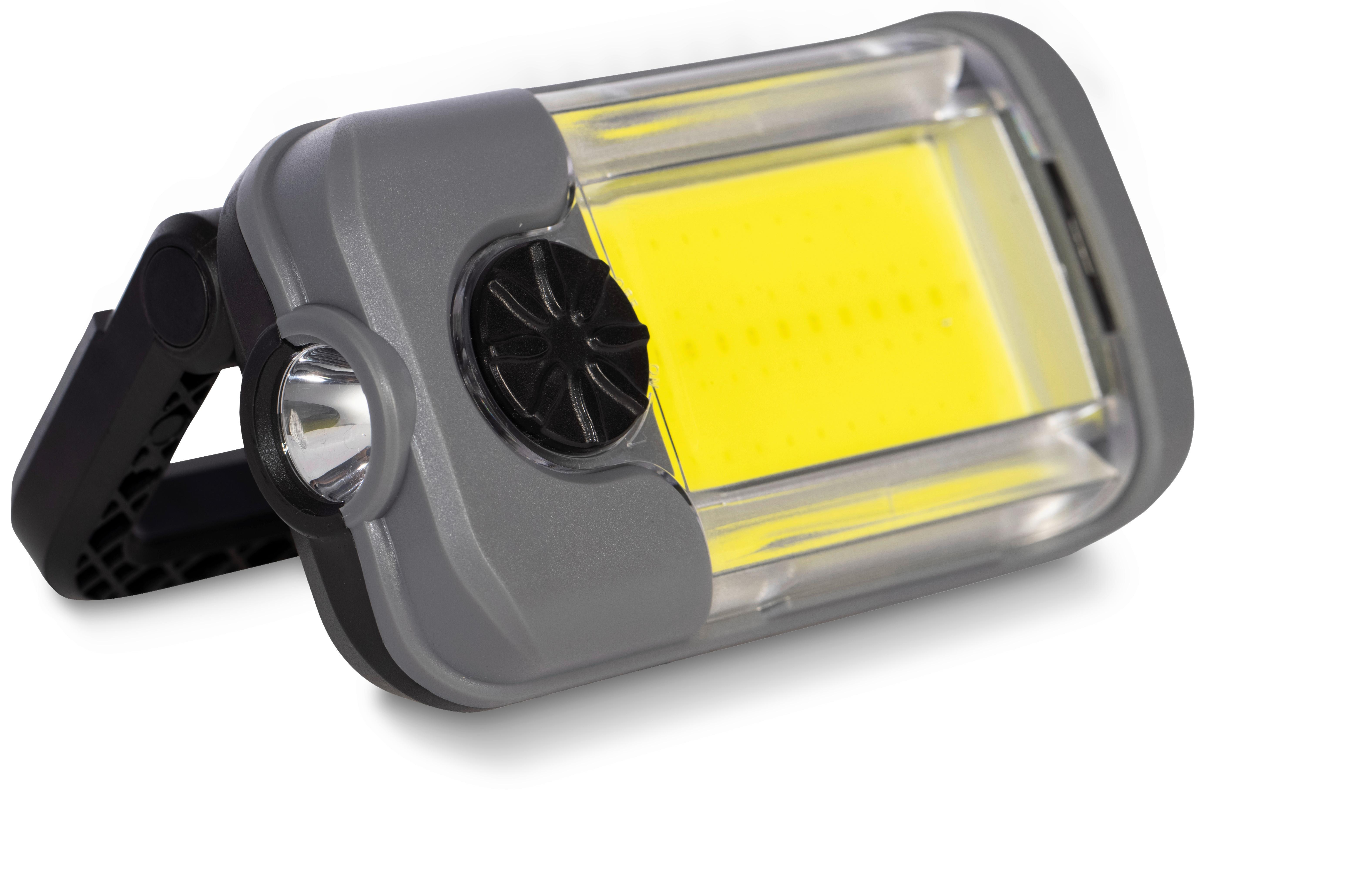 Led-munkalámpa Hansi - fekete/szürke, műanyag (11cm) - Modern Living