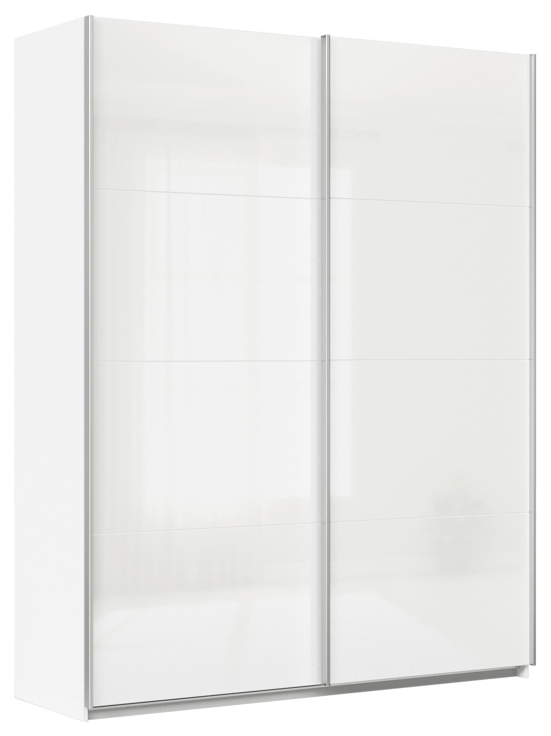 DULAP USI CULISANTE FELDKIRCH - alb/alb lucios intens, Modern, material pe bază de lemn (181/229/62cm)