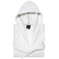 SZLAFROK KĄPIELOWY JOOP! DAMSKI - biały, Basics, tkanina (Snull) - Joop!