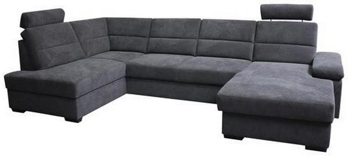 Funkcijska Sedežna Garnitura Norman, Z Ležiščem - antracit, Moderno, tekstil (166/73/319cm) - Mömax