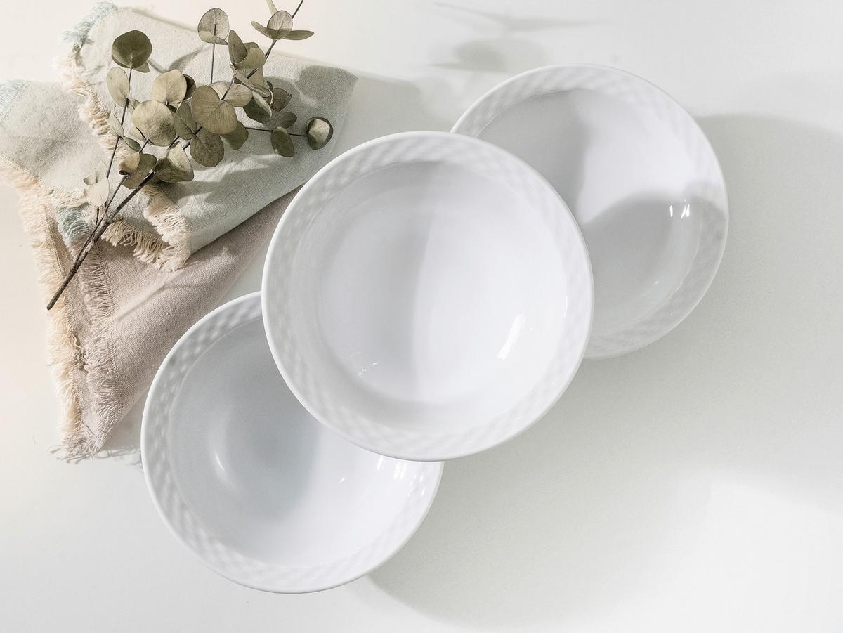 Set Skodelic Za Kosmiče Polo, 6-Delni - bela, Basics, keramika (17,5cm) - Creatable