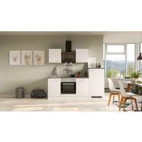 Kuhinjski Blok Z Aparati Lucca, Bela - bela/barve aluminija, Moderno, umetna masa/leseni material (220cm) - FlexWell