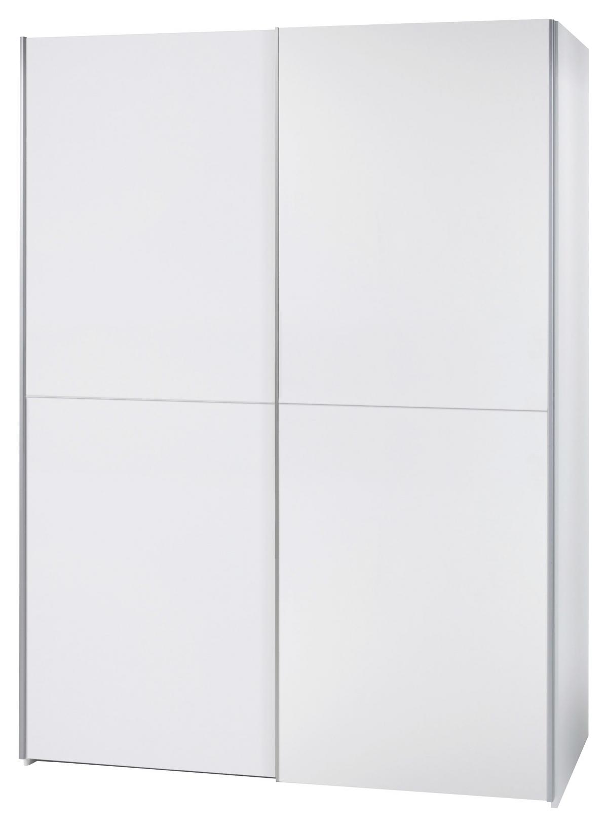 Ormar S Kliznim Vratima Starter - bijela/boje hrasta, Design, drvni materijal/metal (170/195/59cm) - P & B