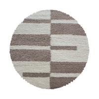 Hochflorteppich Gala Beige Ø ca. 160cm - Beige, Design, Textil (160/160cm) - Novel