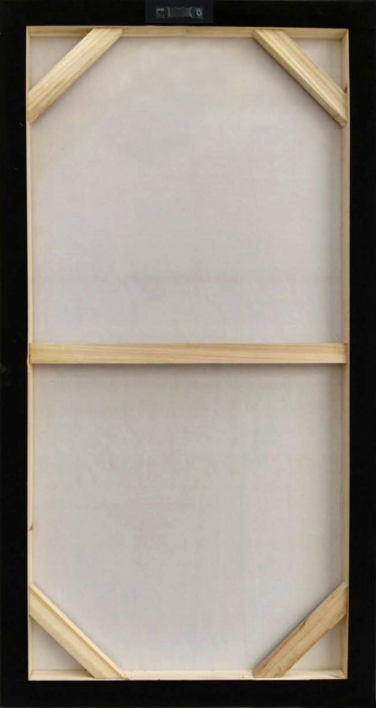 TABLEAU EIFELTURM - beige, Lifestyle, textile/bois (52/102/3,5cm) - Kayoom