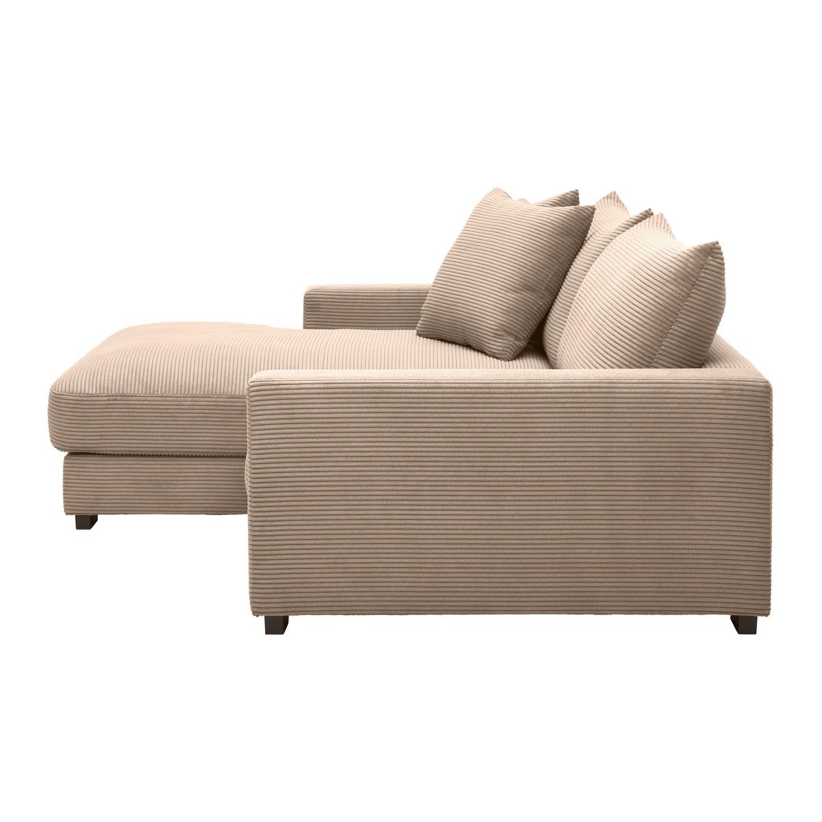 Wohnlandschaft Pedro in Braun - Karamell, MODERN, Textil (180/83/265cm) - Mömax