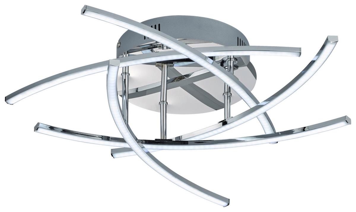 LAMPA SUFITOWA LED 20108 CROSS TW - chromowy, Konventionell, metal (50/50cm) - Fischer & Honsel