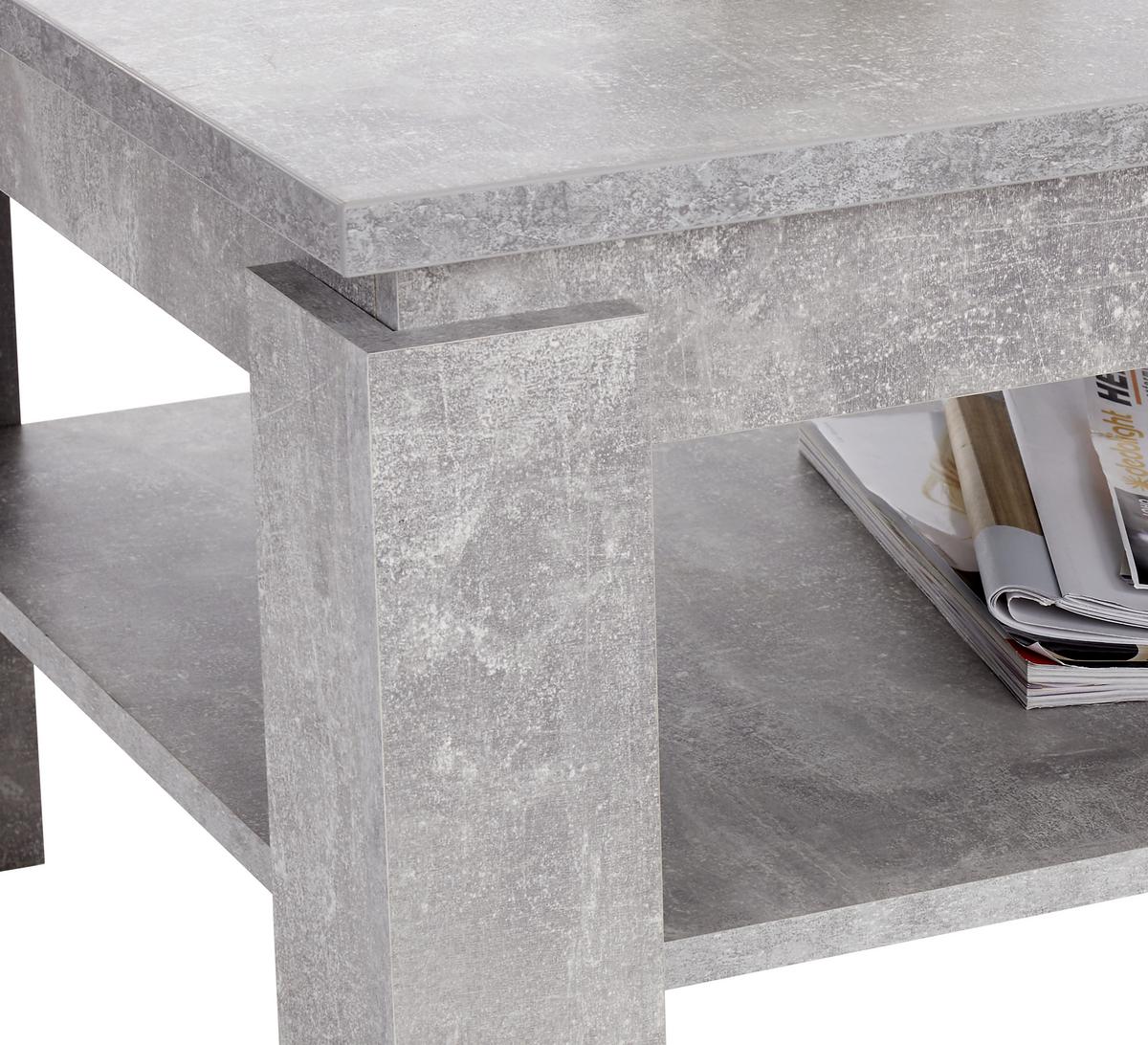 Măsuță de canapea Nizza 2 - gri deschis, Modern, material pe bază de lemn (100/45/60cm) - Modern Living