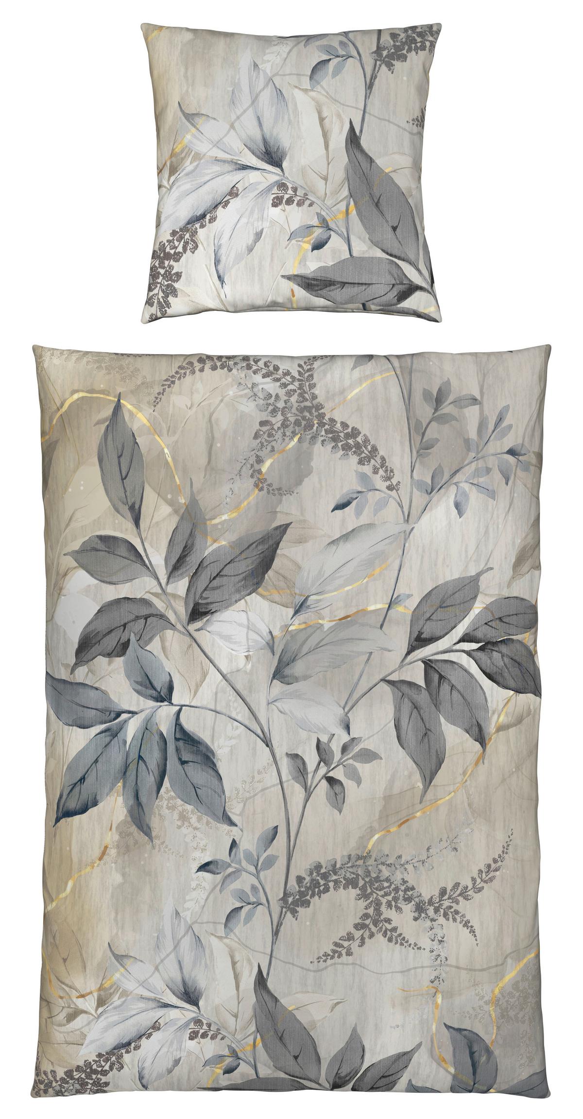 Bettwäsche Chiara XL Beige ca.155x220cm - Beige, KONVENTIONELL, Textil (155/220cm) - Modern Living