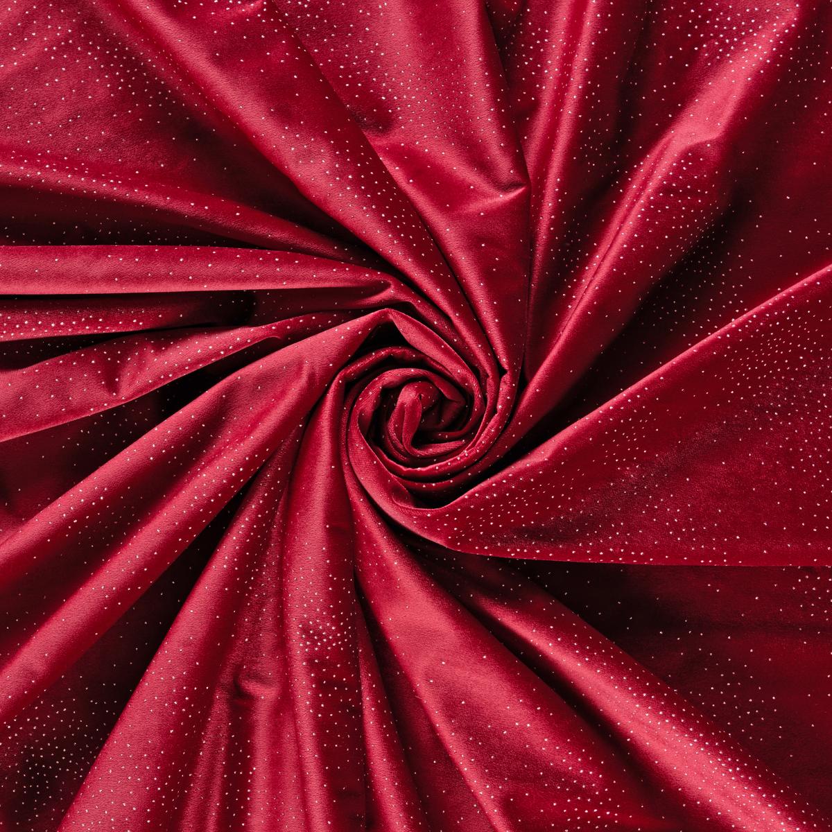 Fertigvorhang Lucia Rot ca. 140x245cm - Rot, Textil (140/245cm) - Mömax