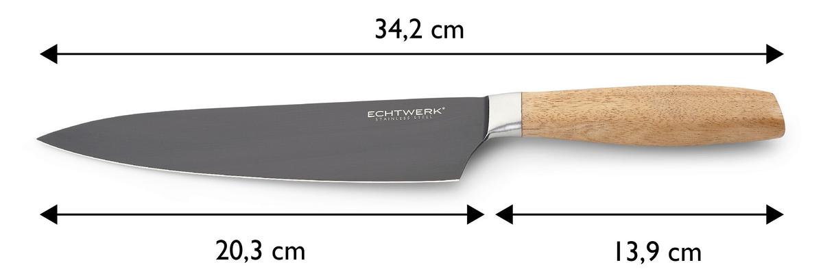 Konyhakés Ew-Sm-0312 - fekete, Basics, fém (34,2cm) - Echtwerk