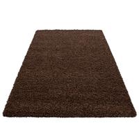 Preproga Z Visokim Florom Life, Rjava, 60x110cm - rjava, Konvencionalno, tekstil (60/110cm) - Novel