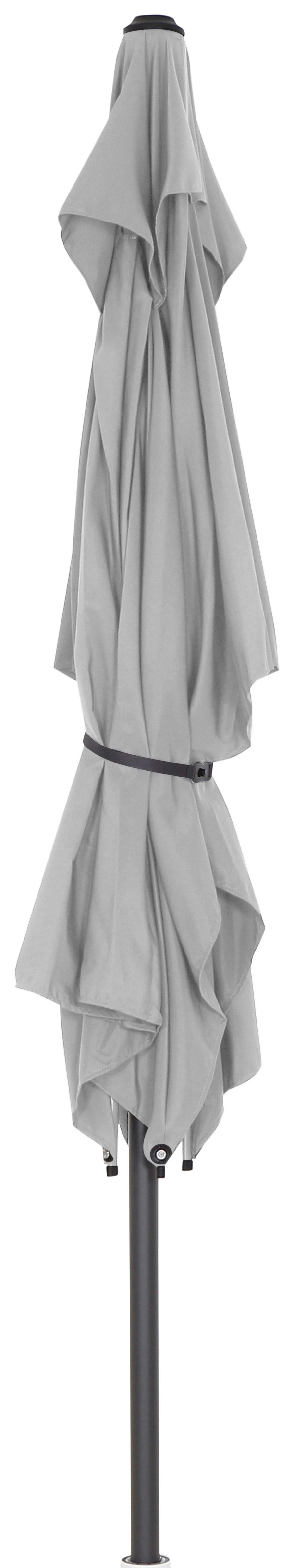 LOUNGEGARNITUR N12886 - Anthrazit/Teakfarben, KONVENTIONELL, Holz/Kunststoff - Siena Garden