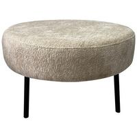 Tabure Clyde - bež/crna, Moderno, drvni materijal/metal (56/32/56cm) - Mömax