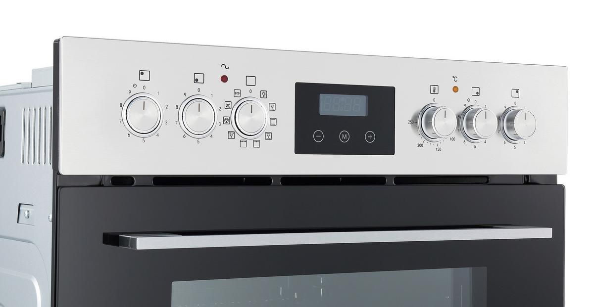 Set S Štedilnikom Jamie - barve nerjavečega jekla/črna, Trend, kovina/umetna masa (59,5/59,5/57,5cm) - Respekta