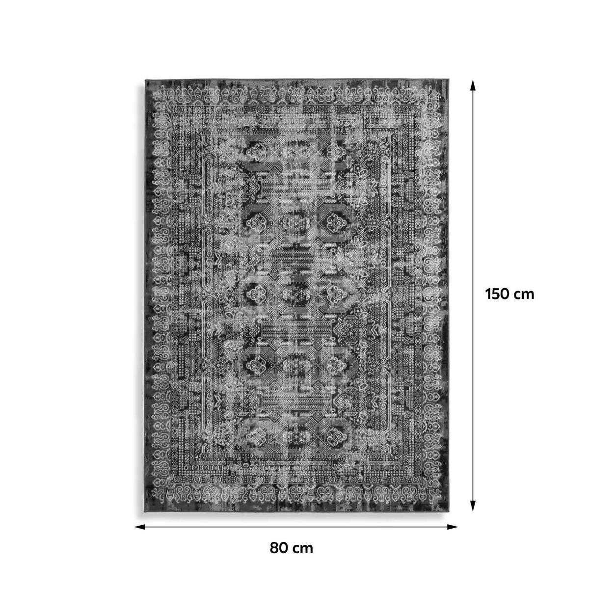Vintage-teppich 6ntae-80-150 - Blau, Trend, Textil (80/150cm) - Kayoom