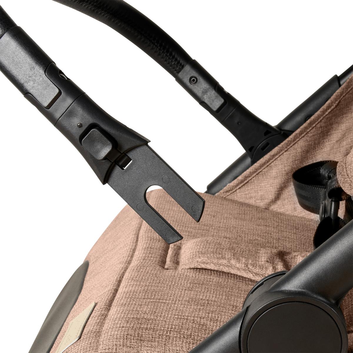 WÓZEK SPACEROWY SMART CRUISER - beżowy/czarny, Trend, tworzywo sztuczne/metal (55/56/107cm) - Jimmylee