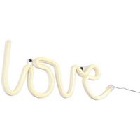 LED-Dekoleuchte Liebes Weiß max. 1,2 Watt - Weiß, KONVENTIONELL, Kunststoff (35/12,7/1,7cm) - Mömax