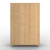 GARDEROB MARLO - vit/ekfärgad, Modern, trämaterial/trä (148/223/60cm) - Bessagi Home