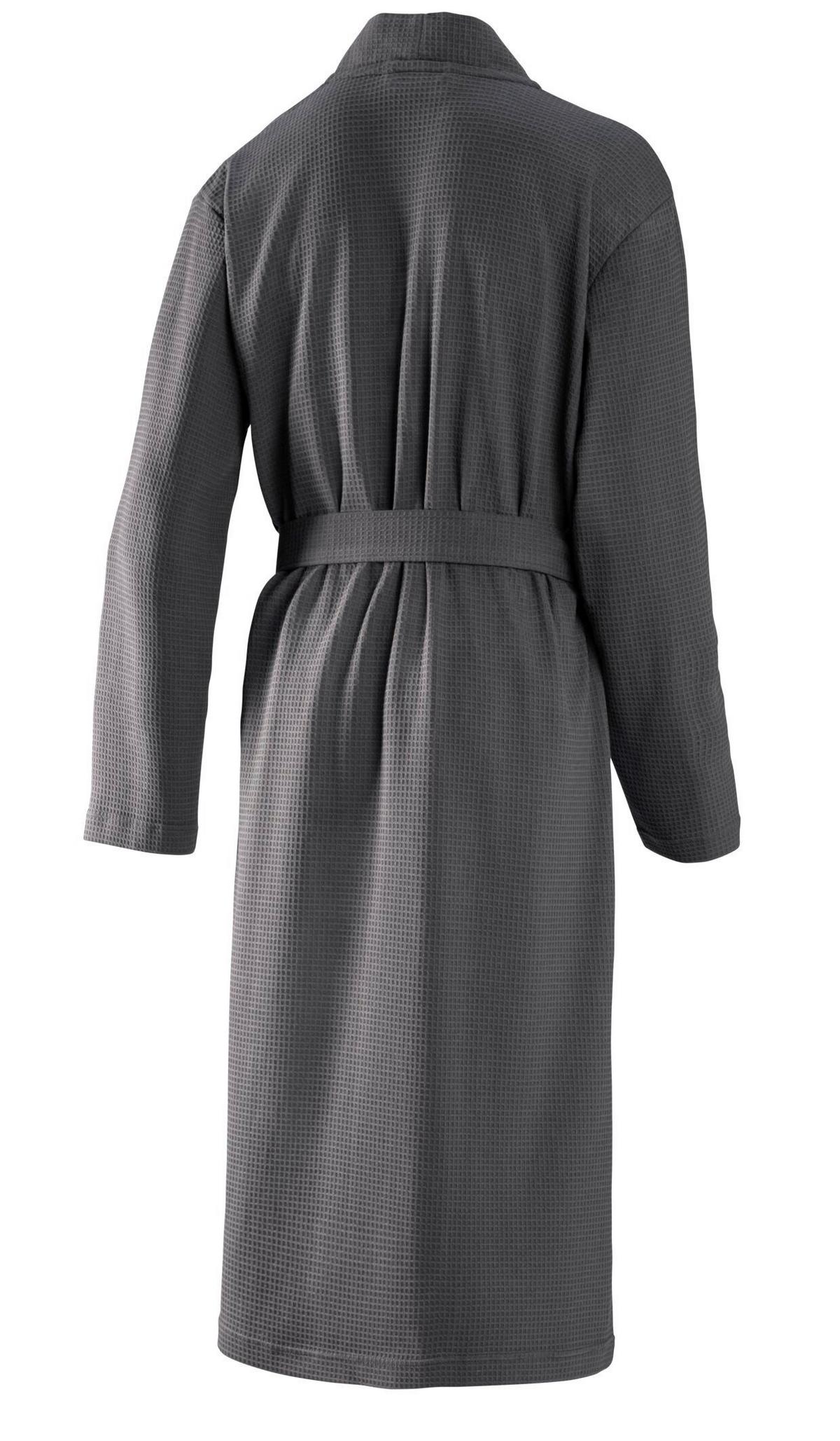 SZLAFROK KĄPIELOWY JOOP! HERREN KIMONO - antracytowy/szary, Basics, tkanina (XLnull) - Joop!