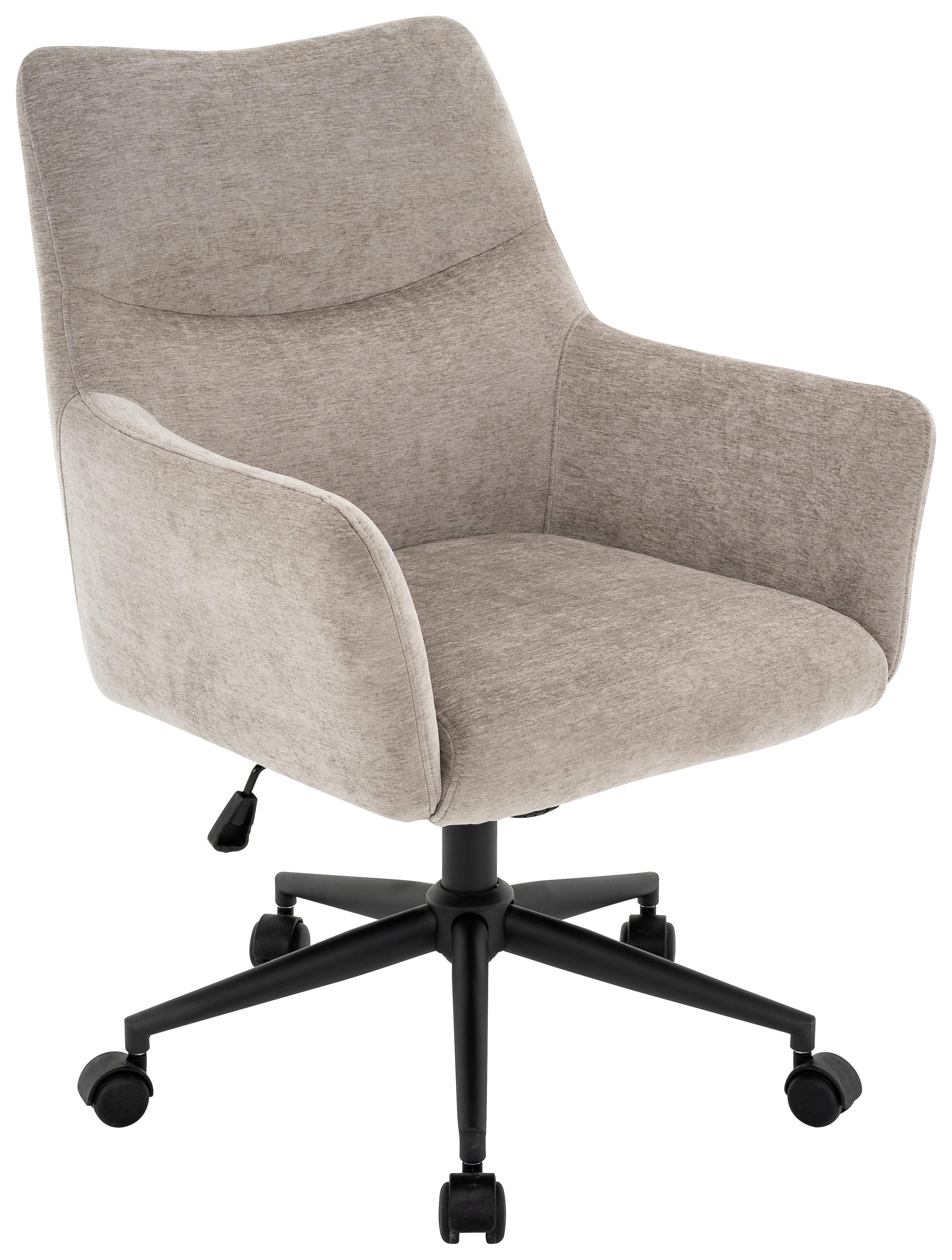 Pisarniški Stol Linz 2, Siva - siva/črna, Moderno, kovina/tekstil (64/98/68cm)