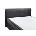 Boxspringbett in Schwarz ca. 180x200 cm inkl. Topper - Anthrazit/Schwarz, Basics, Holzwerkstoff/Kunststoff (180/200cm) - Livetastic Boxspringbett in Schwarz ca. 180x200 cm inkl. Topper - Anthrazit/Schwarz, Basics, Holzwerkstoff/Kunststoff (180/200cm) - Livetastic