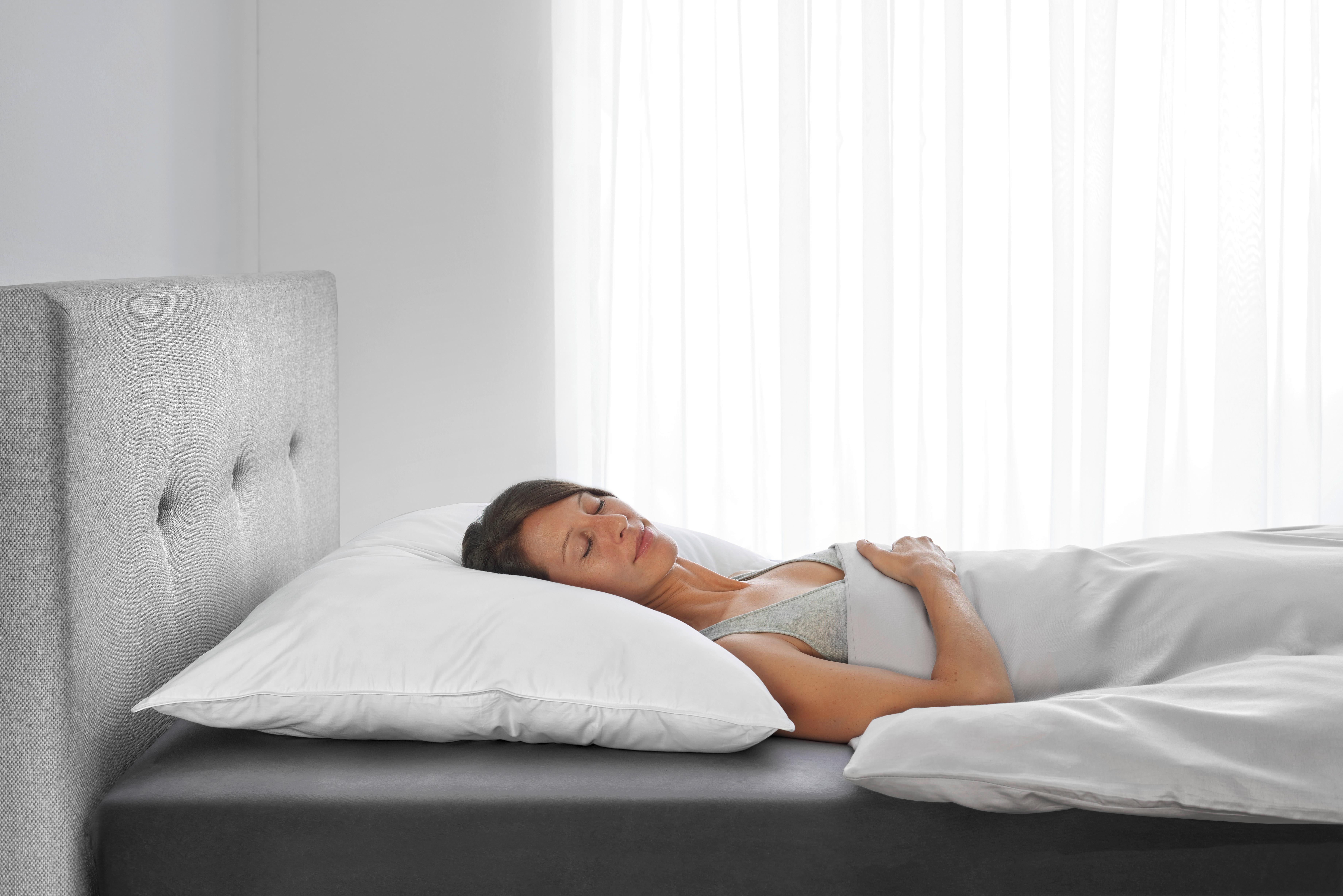 Kopfkissen Vegandown in Weiß ca. 80x80cm - Weiß, KONVENTIONELL, Textil (80/80cm) - Premium Living