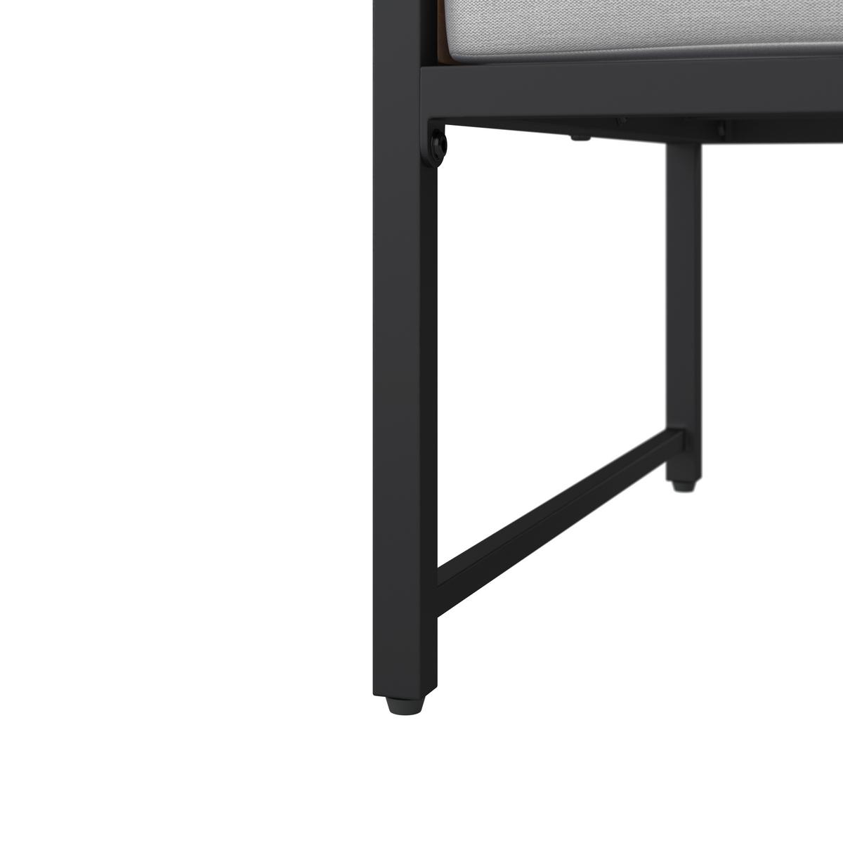 FOTEL TARASOWY ARGOS - Modern, metal/drewno (65/67,5/63,5cm) - Ambia Garden