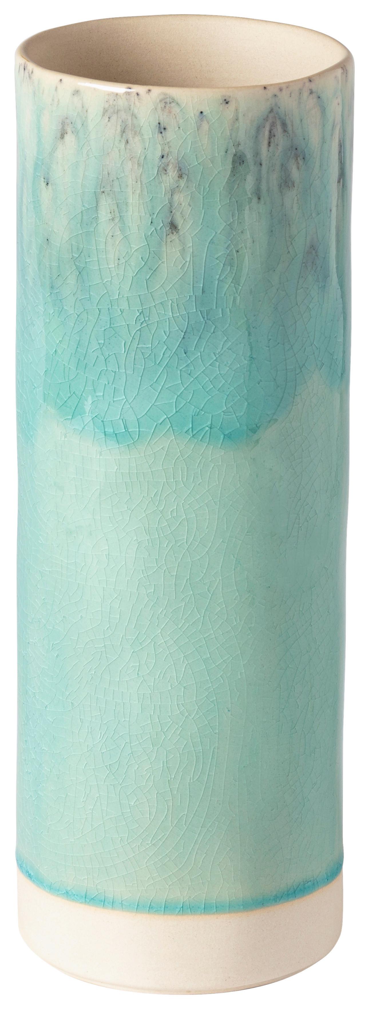 Vase Madeira Hellblau - Hellblau, Basics, Keramik (9/25cm) - Costa Nova