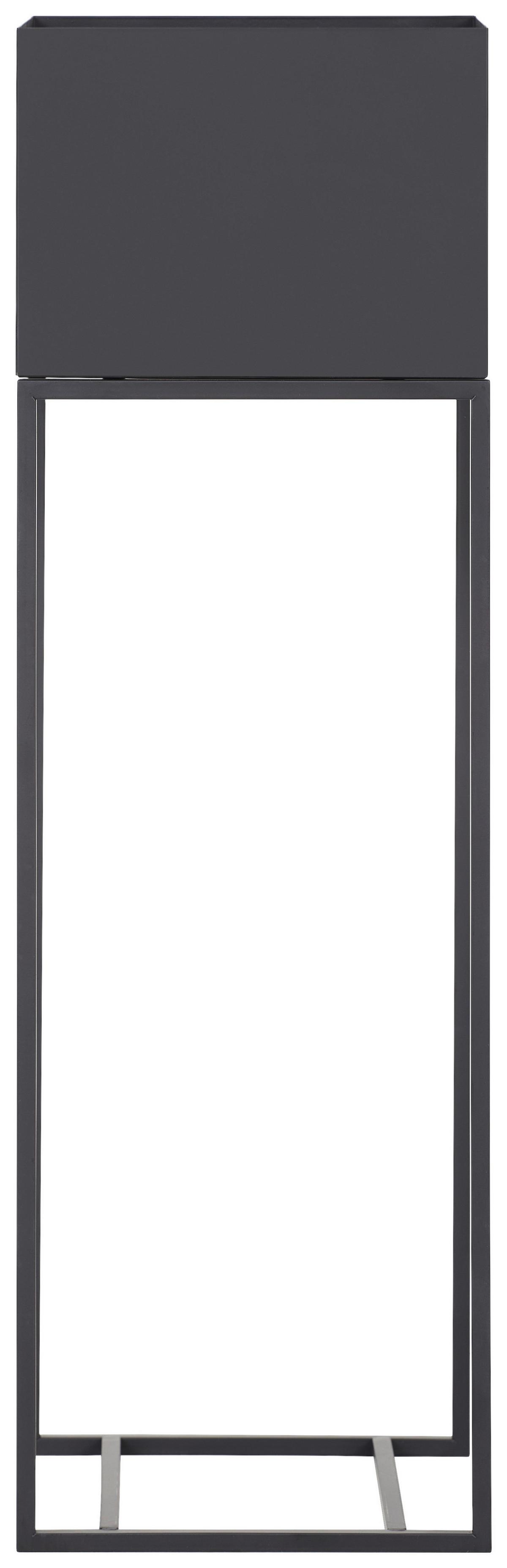 STOJAK NA KWIATY FINA - czarny, Design, metal (25/80/25cm) - Landscape