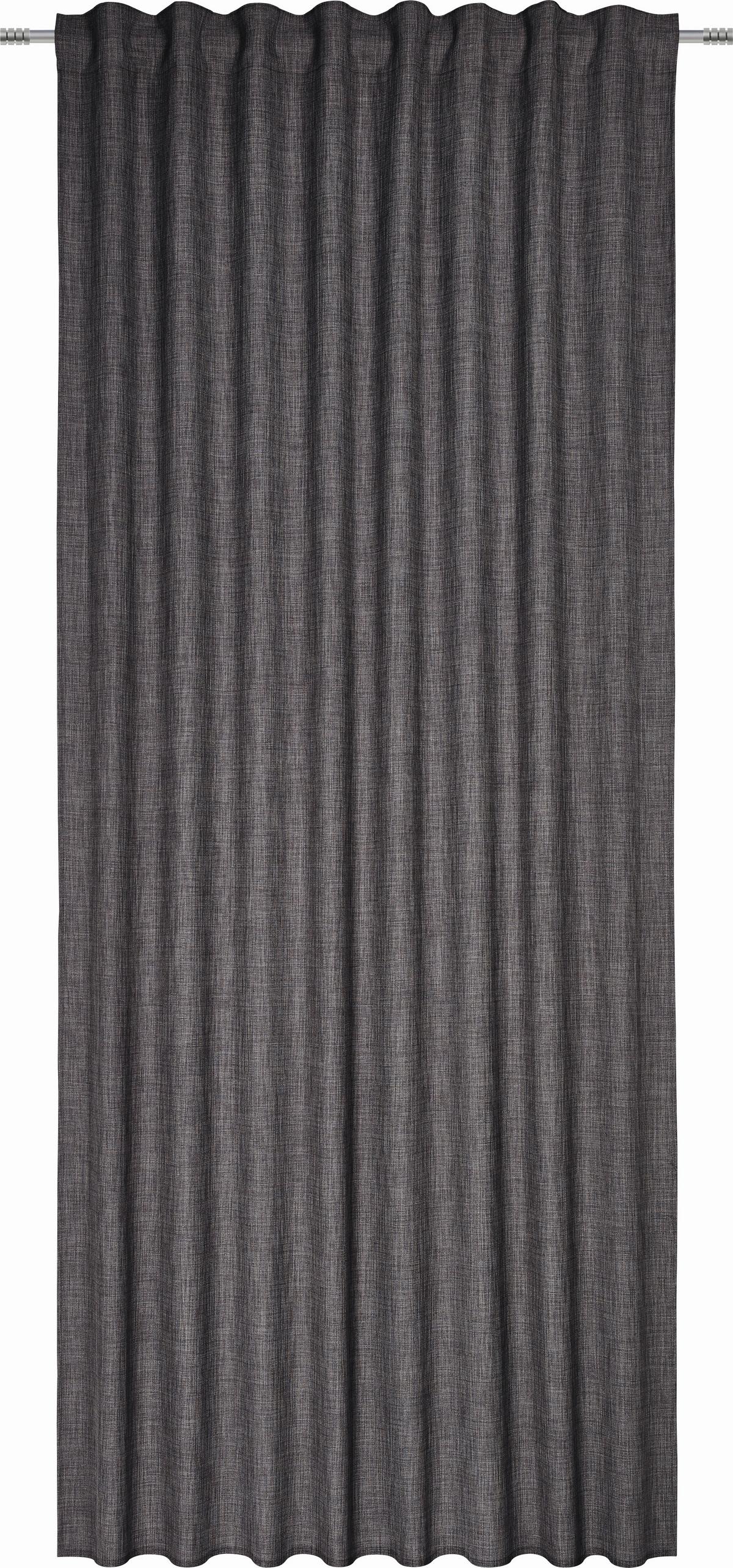 Fertigvorhang Leo Grau 135x255cm - Grau, Textil (135/255cm) - Premium Living