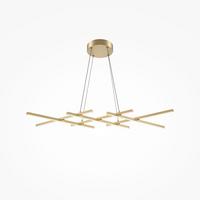 Pendelleuchte Halo - Messingfarben, Modern, Metall (103,5/30/25,7cm) - MAYTONI