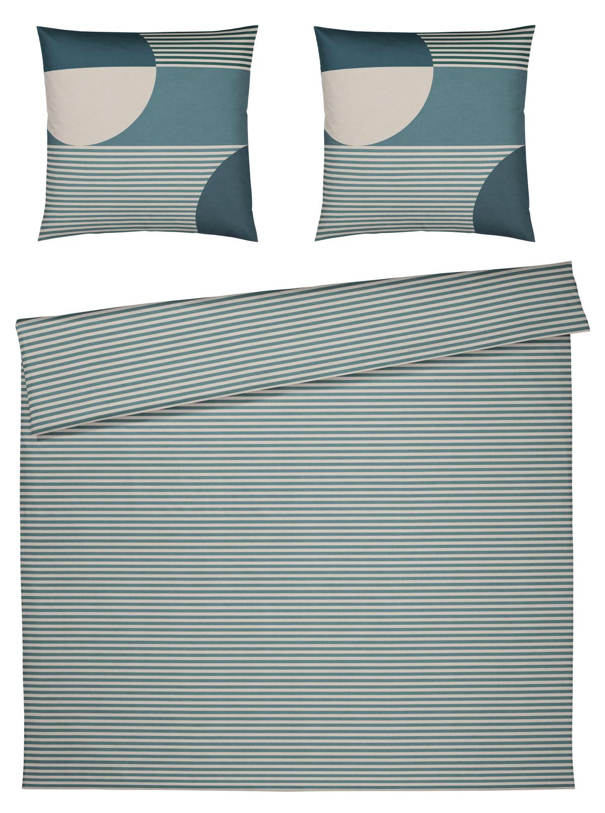 POŚCIEL COVERED FREE DUNE - petrol, Basics, tkanina (200/200cm) - Yes for bed