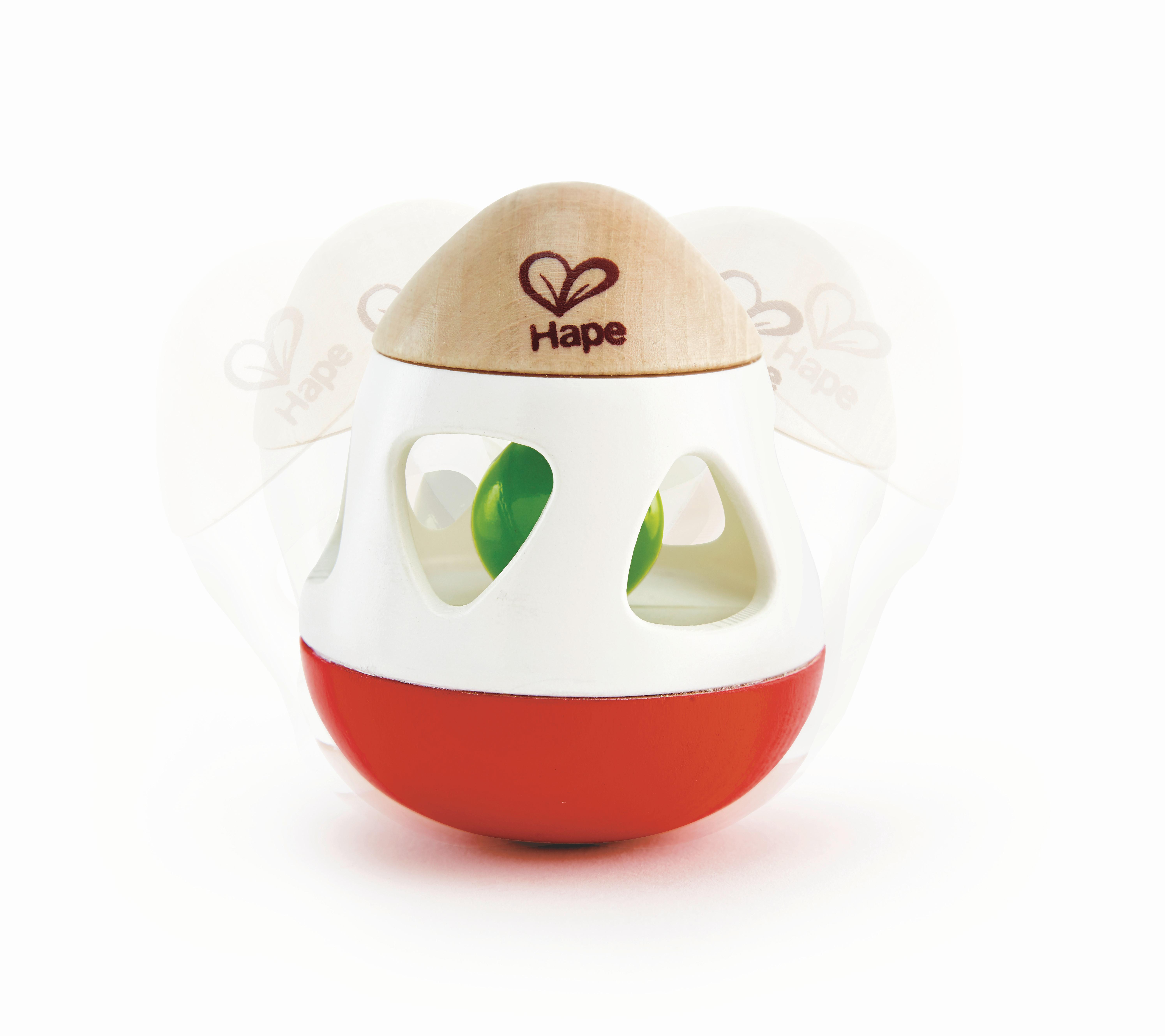 Csörgő Hape - Basics, műanyag/fa (6,7/8,4/6,7cm) - Hape