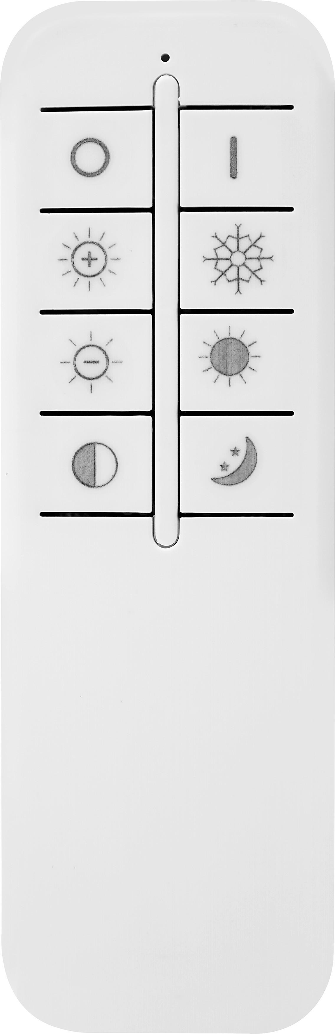 LED-TAKLAMPA LUZIA - vit/ekfärgad, metall/plast (60/60/10cm) - Premium Living