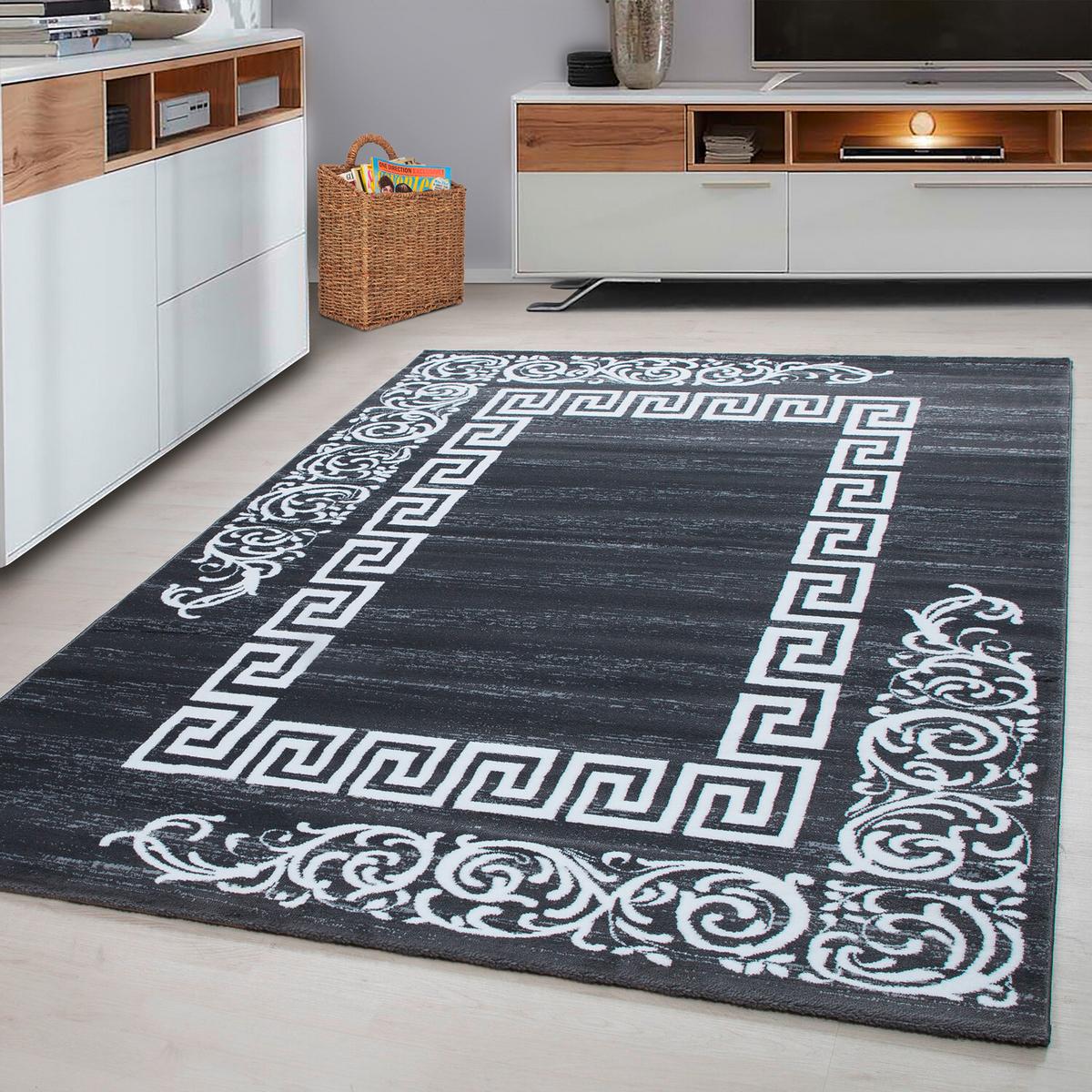 Flachwebeteppich Miami Grau ca. 240x340cm - Grau, Design, Textil (240/340cm) - Novel
