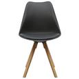 Stuhl in Grau - Eichefarben/Grau, MODERN, Holz/Kunststoff (48/81/57cm) - Modern Living Stuhl in Grau - Eichefarben/Grau, MODERN, Holz/Kunststoff (48/81/57cm) - Modern Living