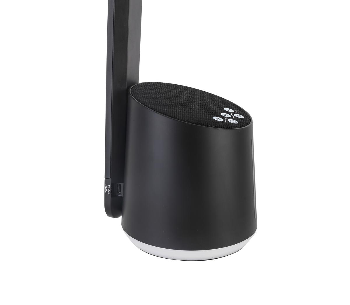 Lampă de birou cu LED Teodoro - negru, Modern, plastic (12/39/42cm) - Premium Living