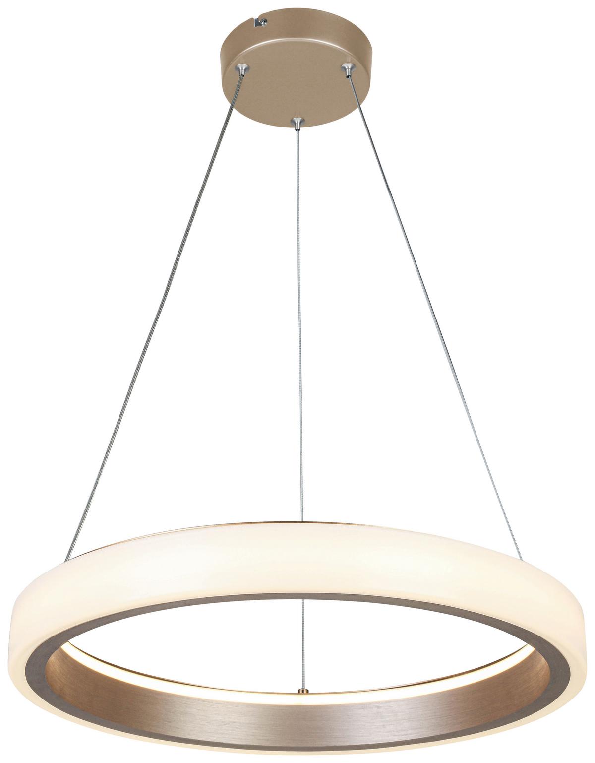 LAMPA WISZĄCA TERESA - biały/cappuccino, Trend, tworzywo sztuczne/metal (50/120cm) - Collet's Monde