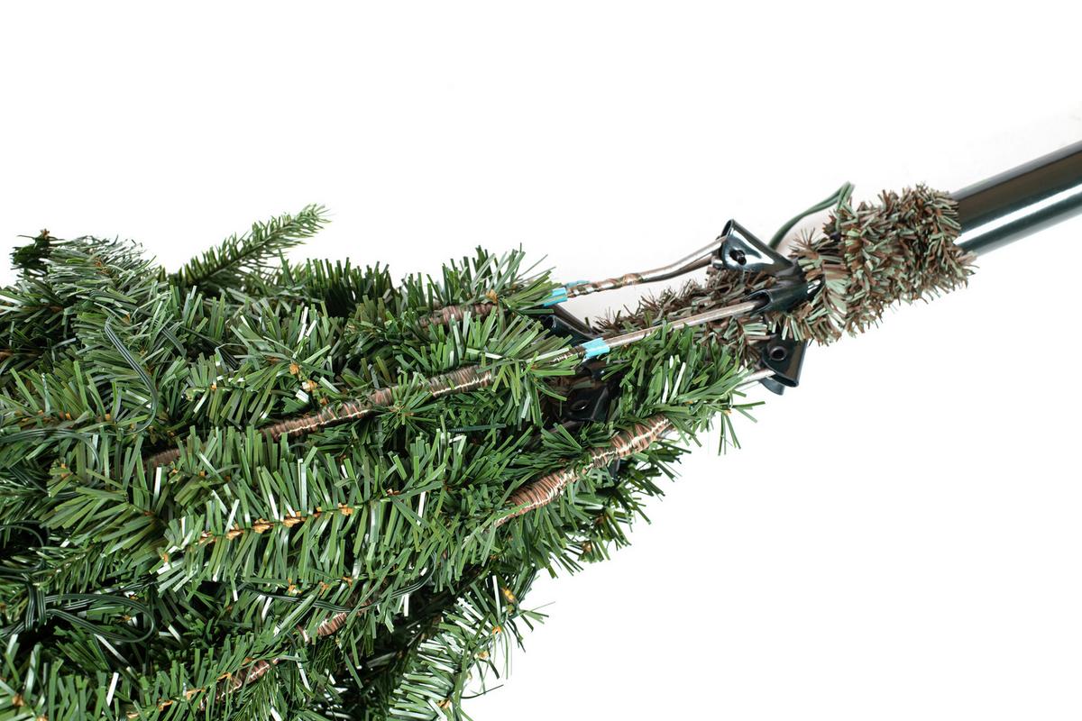 Weihnachtsbaum Evergreen Sherwood Grün ca. H: 150cm - Waldgrün, Basics, Kunststoff (104/150cm)