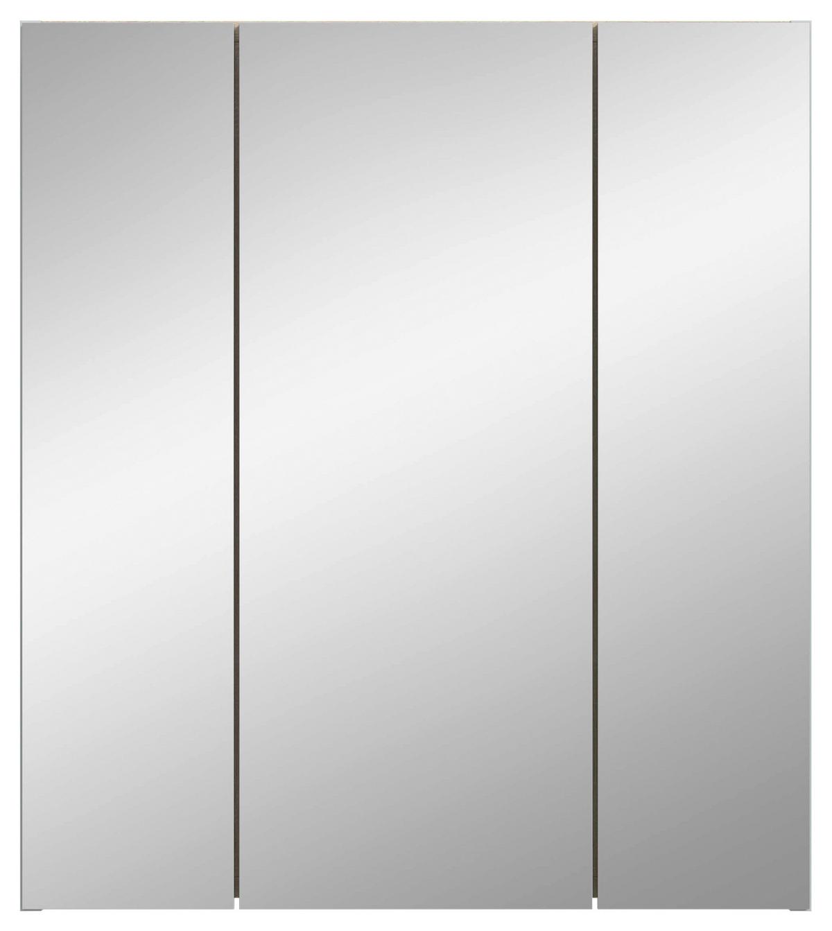 Spiegelschrank Star ca. 60x68x19 cm Eiche - MODERN, Glas/Holzwerkstoff (60/68/19cm) - MID.YOU