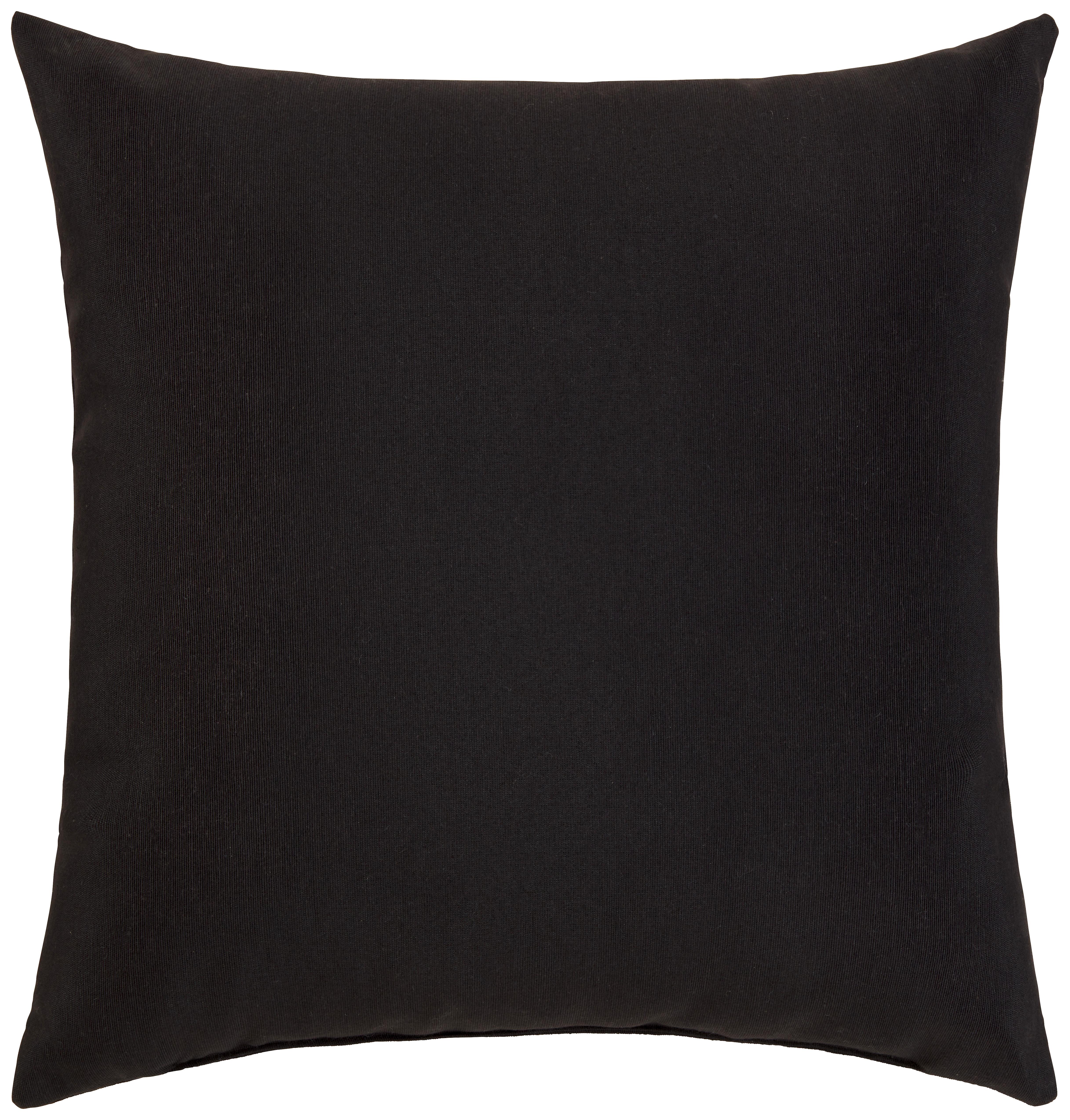 Okrasna Blazina Littlemex - črna, Konvencionalno, tekstil (38/38cm) - Modern Living