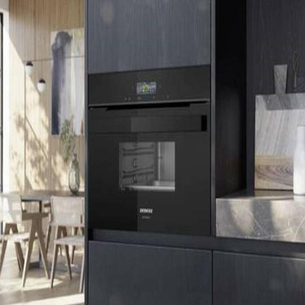 Dampfgarer CD914GXB1 Schwarz Edelstahl - Edelstahlfarben/Schwarz, Metall (59,4/45,5/54,8cm) - Siemens